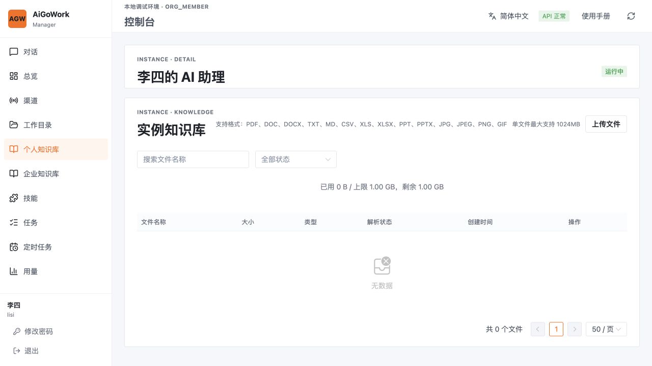 个人知识库示意